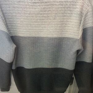 Men's Classic Gray Colorblock Cardigan
